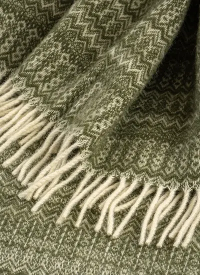 Fairisle Wool Throw